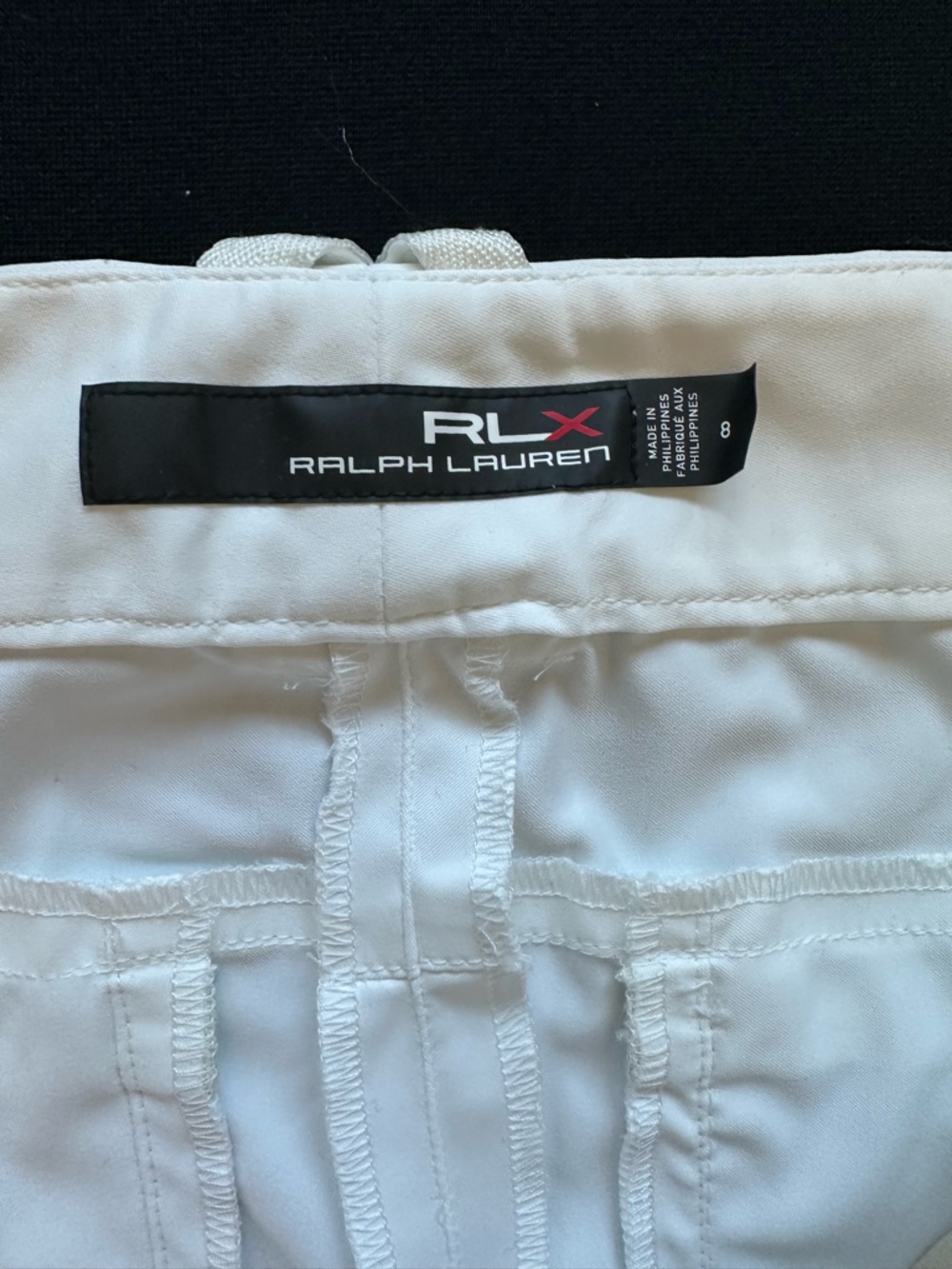 Ralph Lauren White women Flat Front Golf Shorts active RLX tailored fit - Picture 5 of 13